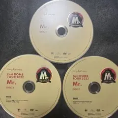 King & Prince TOUR 2022 Mr. DVD 初回ディスクのみ