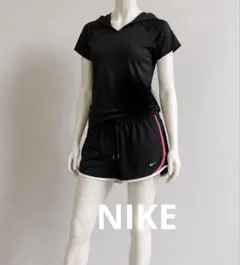 【新品】NIKE テニスウェア上下セット　ドライフィット　ブラック　M Sのサムネイル