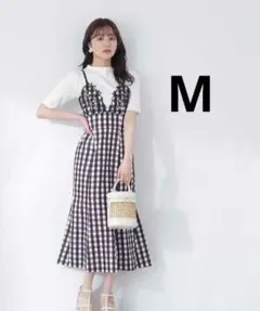 未使用✨トゥモローランド マカフィー サロペット ギンガムチェック