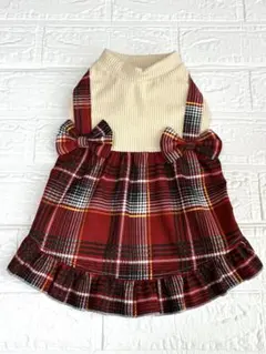 犬服ハンドメイドワンピース