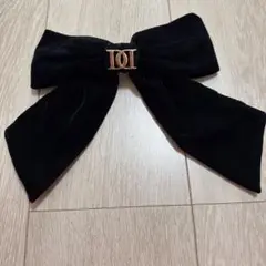 Darich/ダーリッチ ブラックリボン ノベルティー リボンバレッタ