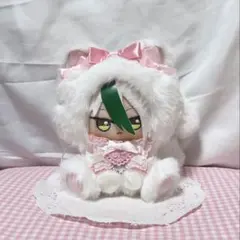 ハンドメイド 着ぐるみ おすわりぬい服 推し活 桃色 白色 d381