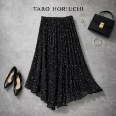 【美品】TARO HORIUCHI プリーツスカート ドット シアー 日本製のサムネイル