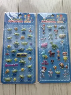 【新品未使用】トイストーリーぷくぷくシール2枚セット