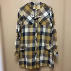 クリフメイヤー　チェック柄 長袖チュニック　サイズM