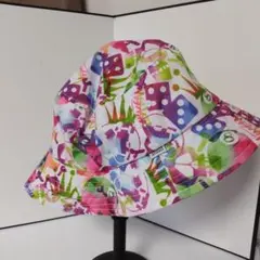 00s STUSSY バケットハット マルチカラー