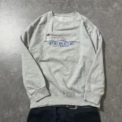 90s ヴィンテージ スウェット トレーナー ボックス 短丈 グレー M