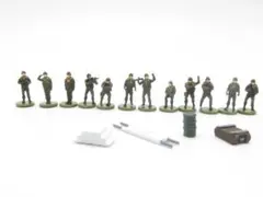 2 塗装しました ジオン兵風 1/150 ジオラマ人間 軍人Ver.