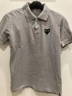 【PLAY COMME des GARCONS 】ポロシャツ グレー Mのサムネイル