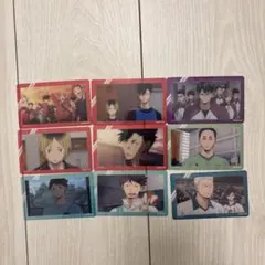 ハイキュー クリアカード 音駒.白鳥沢.角川.青葉城西.伊達工