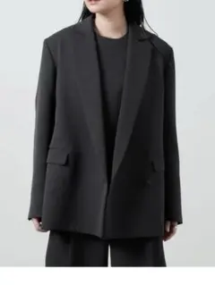 マルゥユナイテッドアローズ　バック アシンメトリー ジャケット　ダークグレー