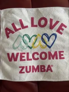 ZUMBA ハンドタオル ALL LOVE WELCOME
