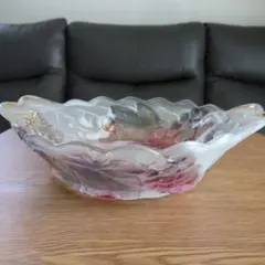 葡萄柄硝子盛り皿