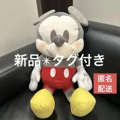 【新品✴︎未使用】雪降るマーケット　ミッキーマウス 超超BIGぬいぐるみ