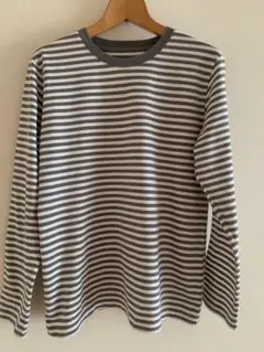【無印　MUJI】ボーダー長袖Tシャツ Mサイズ