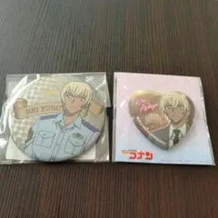 名探偵コナン 降谷零 　バッジ　コナンプラザ　2点セット