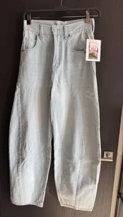 mir..×neni ライトブルー カーブデニムパンツ S