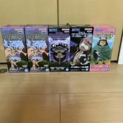 【新品未開封】ワンピース メガワーコレ　ルフィ　くま　サターン聖