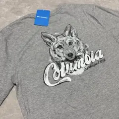 Columbia ロンt コロンビア　Sサイズ　長袖　グレー　プリントtシャツのサムネイル