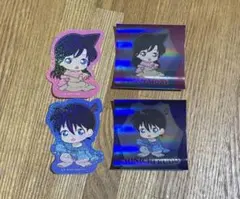 工藤新一　毛利蘭　シール