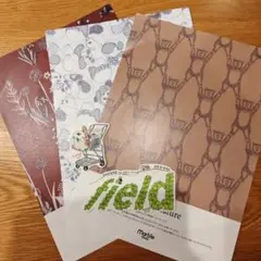 マーブルシュッド　ステッカー　《ノベルティ》　２枚セット＆テキスタイルシート3枚