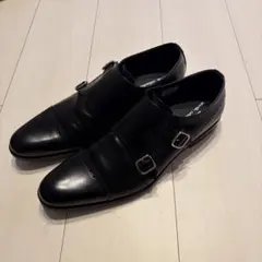 REGAL ダブルモンクストラップ ブラック　25.5cm