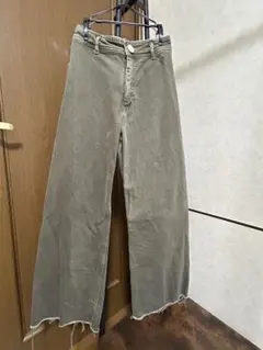 ワイドレッグパンツ デニム