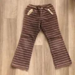 ムージョンジョン 丸高衣料 コーデュロイ ボーダー パンツ 130