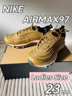NIKEナイキ　エアマックス 97 AIRMAX97  GOLDゴールド