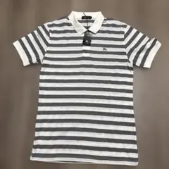 バーバリーブラックレーベル　ボーダー　ポロシャツ　美品