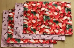 ランチョンマット　ハンドメイド　柄　４枚　セット