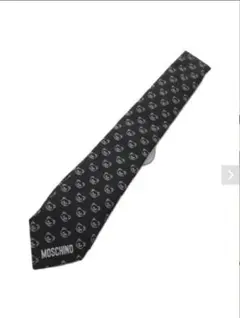 MOSCHINO クマ柄 ブラックネクタイのサムネイル