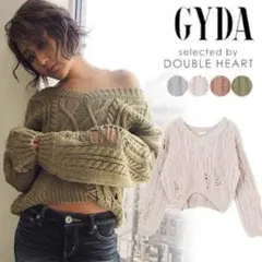 GYDA ケーブル編み ニット
