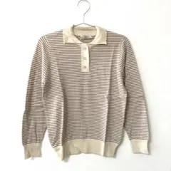 Ada. 柔らかタッチ　ベーシック　ニットポロ 未使用品