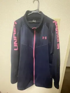 UNDER ARMOUR ジャージ ネイビー ピンクのサムネイル