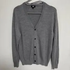 UNIQLO Vネックカーディガン グレー Lのサムネイル
