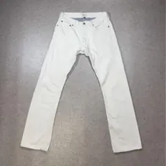 Schott PERFECTO ホワイトデニム 28 白パンツのサムネイル