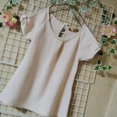 ❥CECIL McBEEセシルマクビー❥ パール装飾 半袖トップス