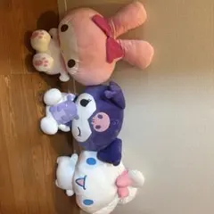 サンリオビッグぬいぐるみ　マイメロディ/クロミ/シナモロール