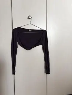 【数回使用】パープル 長袖 トップス M（バレエ）