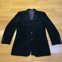 80sビンテージ！グリーンコーデュロイテーラードジャケット！