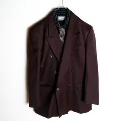 【ジャケット】ネクタイシャツ ダブル ストライプ ペイズリー セット メンズ