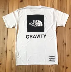【ニセコ限定】ノースフェイス　グラビティ　Tシャツ　白　Sサイズ