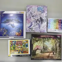 ジグソーパズル 5点セット まとめ売り - メルカリ
