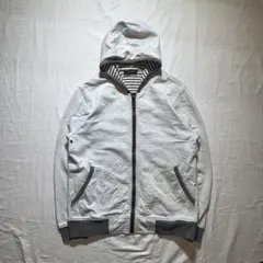 Y2K archive border pattern hoodie