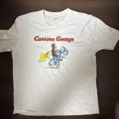 graniph おさるのジョージ Tシャツ Lサイズ ホワイト