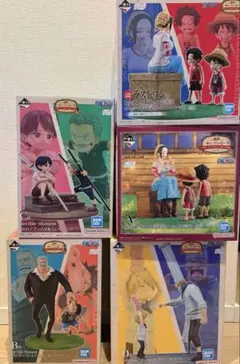 ワンピース　一番くじ　フィギュア5点
