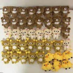 リラックマ　ゴムひも付きマスコット ラウンドワン限定　43個セット