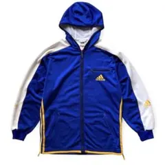 00s adidas パフォーマンス ロゴ刺繍 トラックジャケット　パーカー