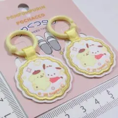 うわぐつタグ 上履き 上靴 シューズタグ サンリオ ポムポムプリン ポチャッコ